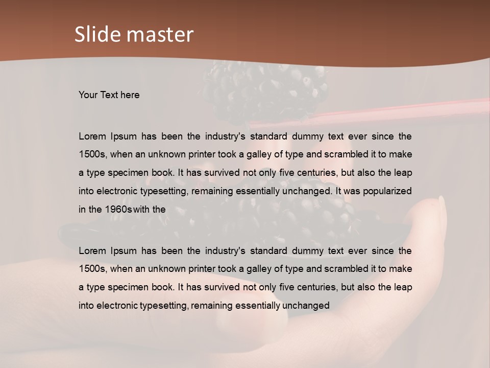 Chewing Dessert Freshness PowerPoint Template