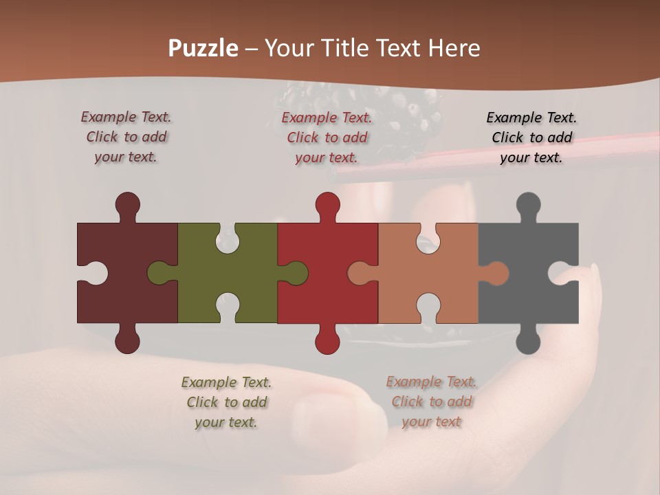 Chewing Dessert Freshness PowerPoint Template