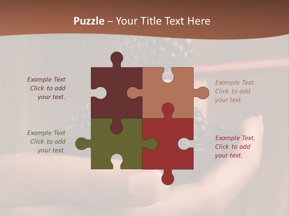 Chewing Dessert Freshness PowerPoint Template