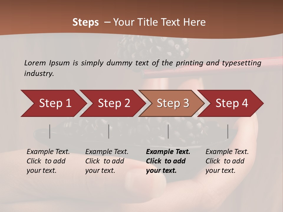 Chewing Dessert Freshness PowerPoint Template