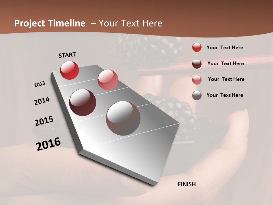 Chewing Dessert Freshness PowerPoint Template