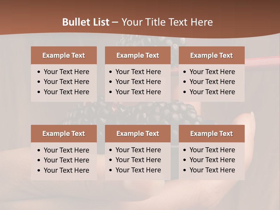Chewing Dessert Freshness PowerPoint Template