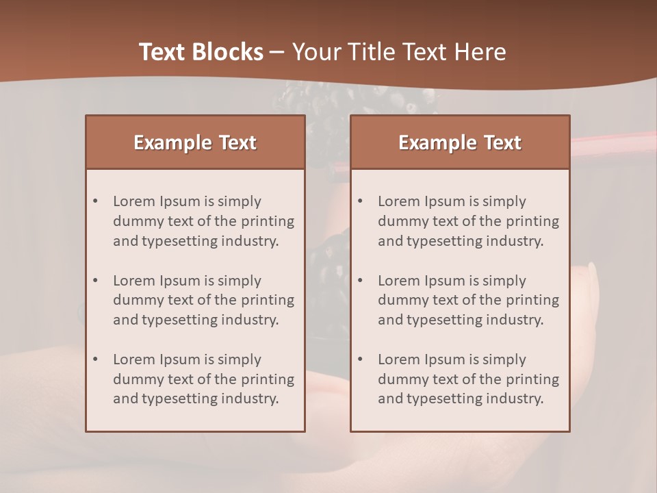 Chewing Dessert Freshness PowerPoint Template