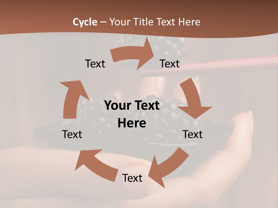 Chewing Dessert Freshness PowerPoint Template