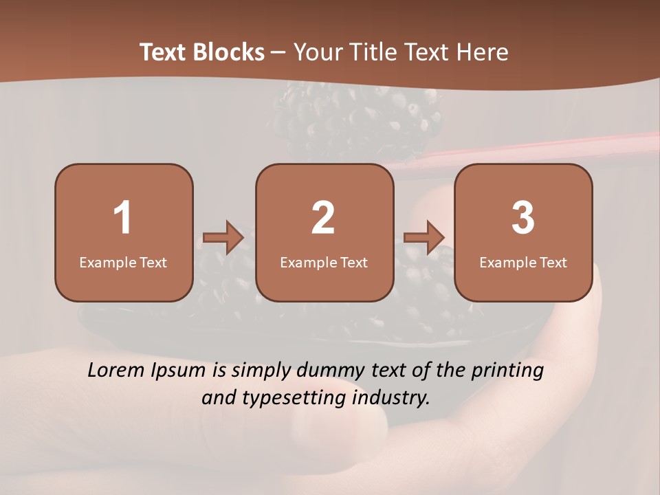 Chewing Dessert Freshness PowerPoint Template