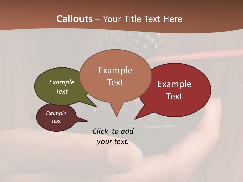 Chewing Dessert Freshness PowerPoint Template
