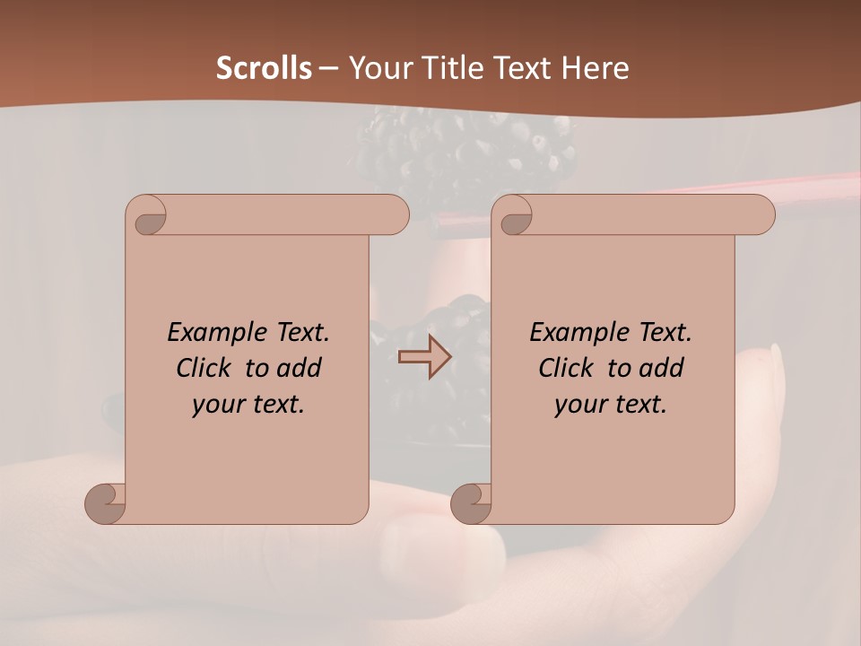 Chewing Dessert Freshness PowerPoint Template