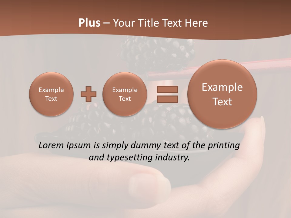 Chewing Dessert Freshness PowerPoint Template