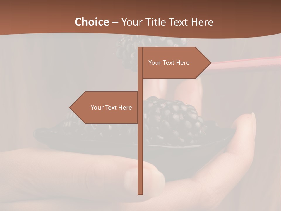Chewing Dessert Freshness PowerPoint Template