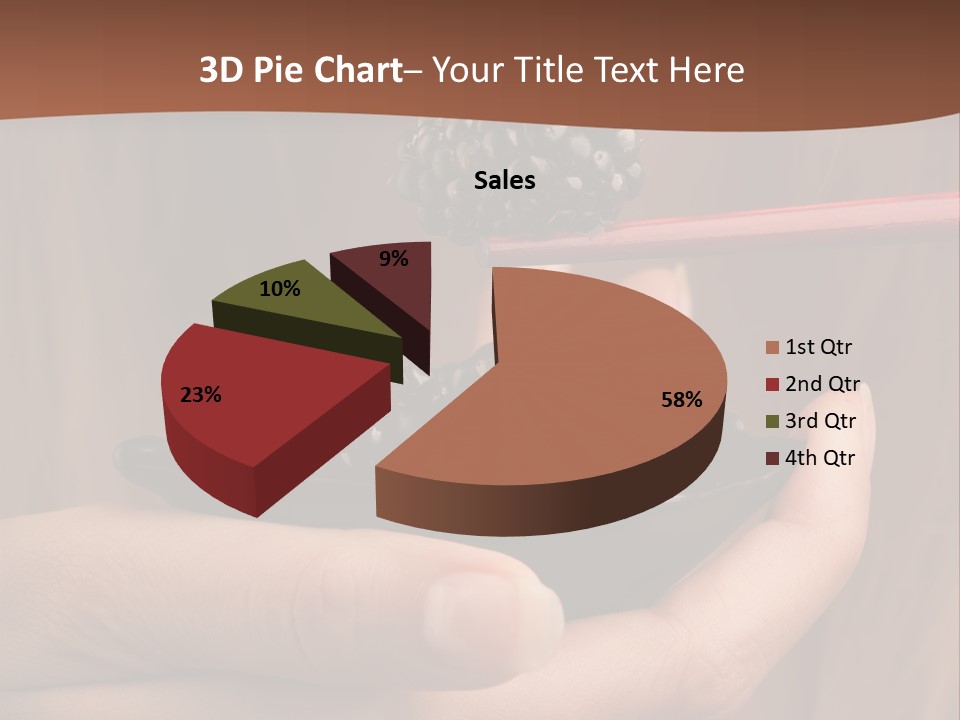 Chewing Dessert Freshness PowerPoint Template