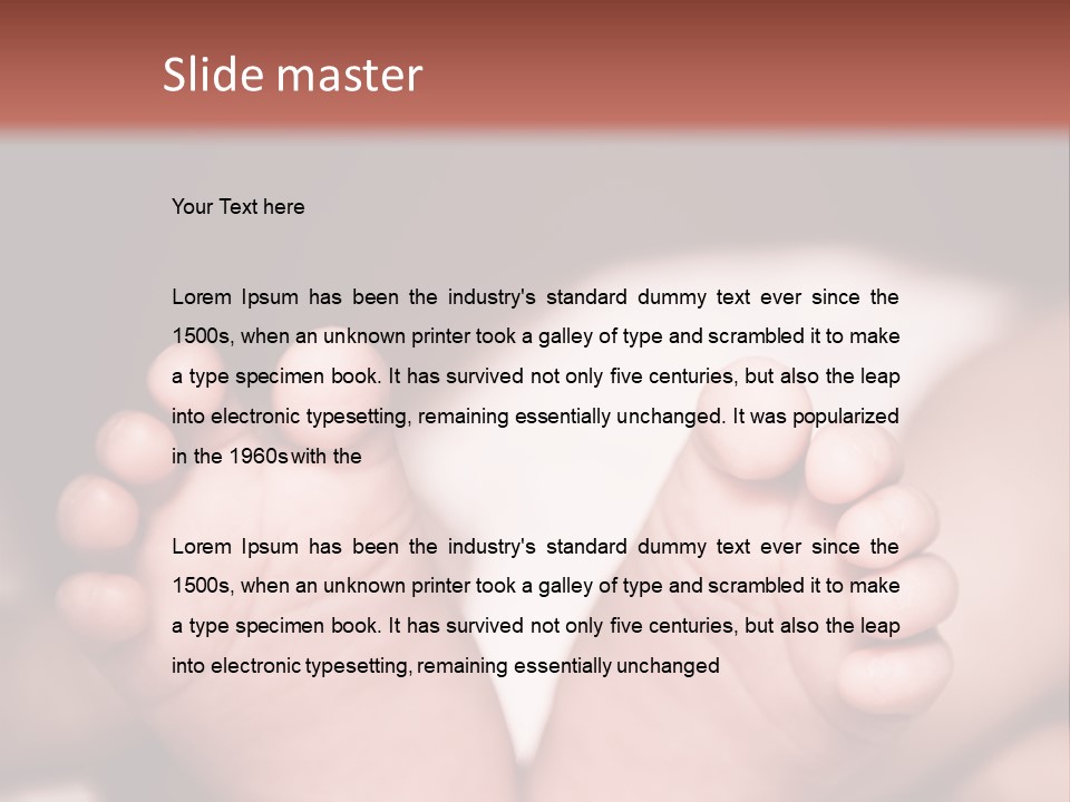 Towel Boy Clean PowerPoint Template