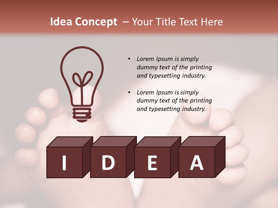 Towel Boy Clean PowerPoint Template