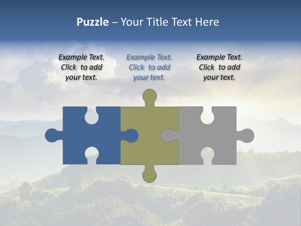 Summer Autumn Holiday PowerPoint Template