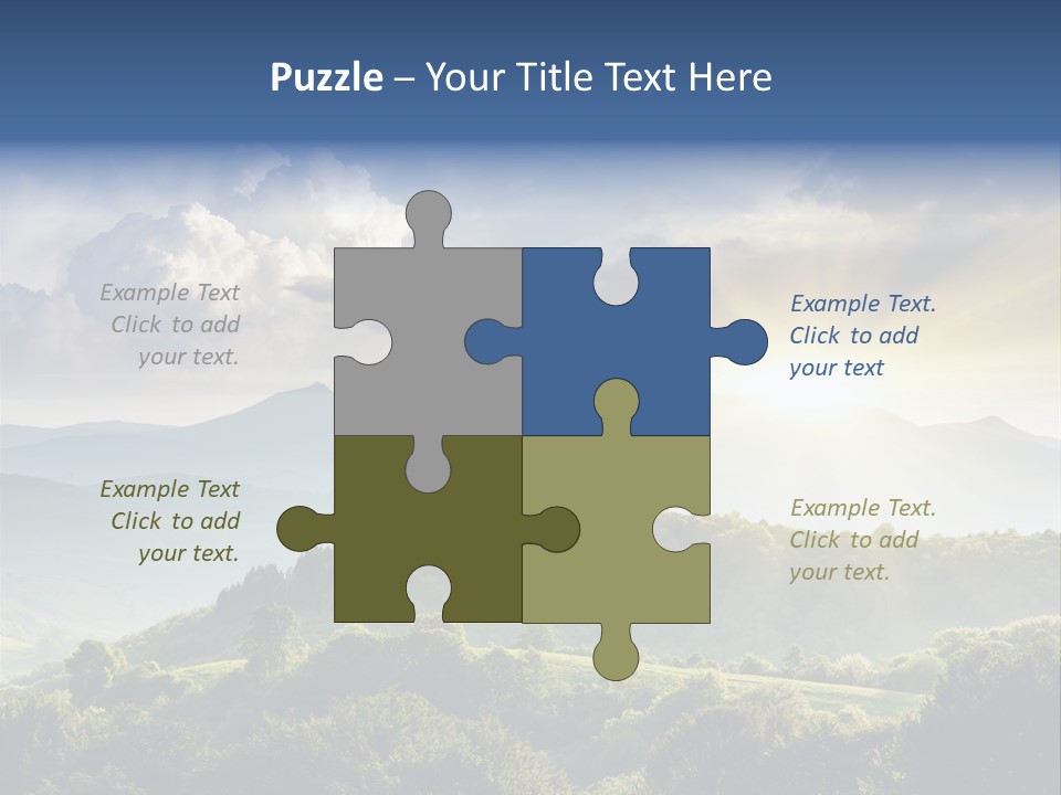 Summer Autumn Holiday PowerPoint Template