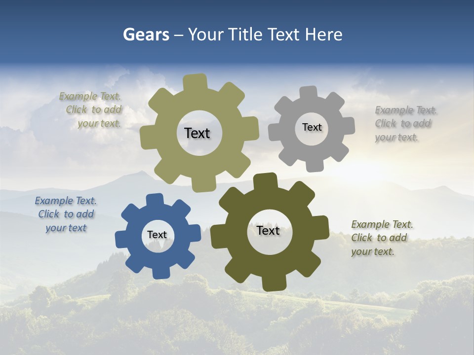 Summer Autumn Holiday PowerPoint Template