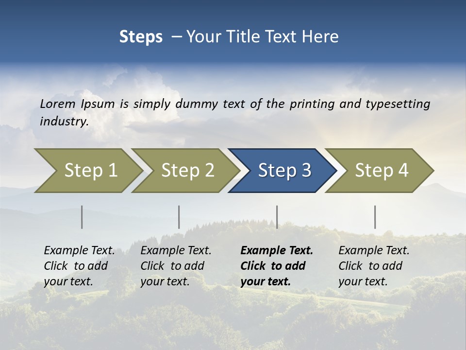 Summer Autumn Holiday PowerPoint Template