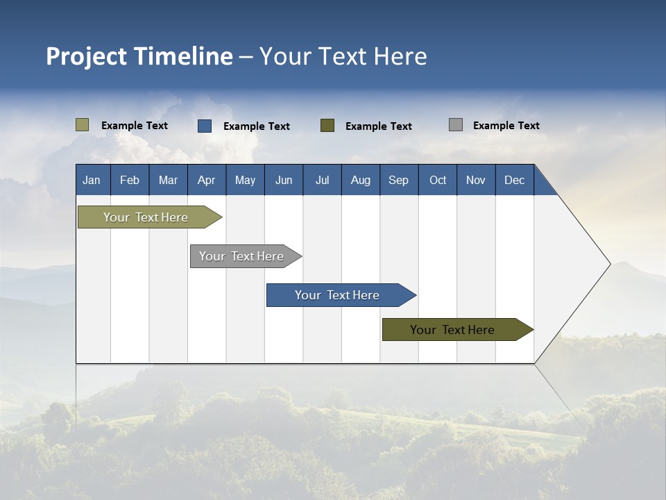 Summer Autumn Holiday PowerPoint Template