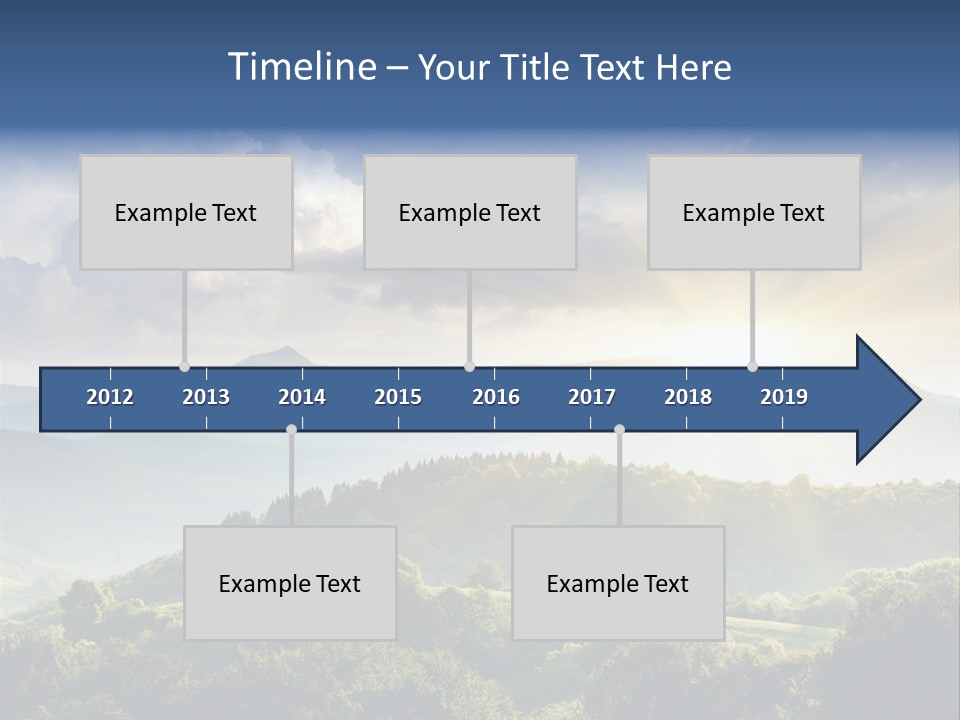 Summer Autumn Holiday PowerPoint Template