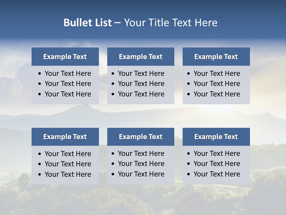 Summer Autumn Holiday PowerPoint Template