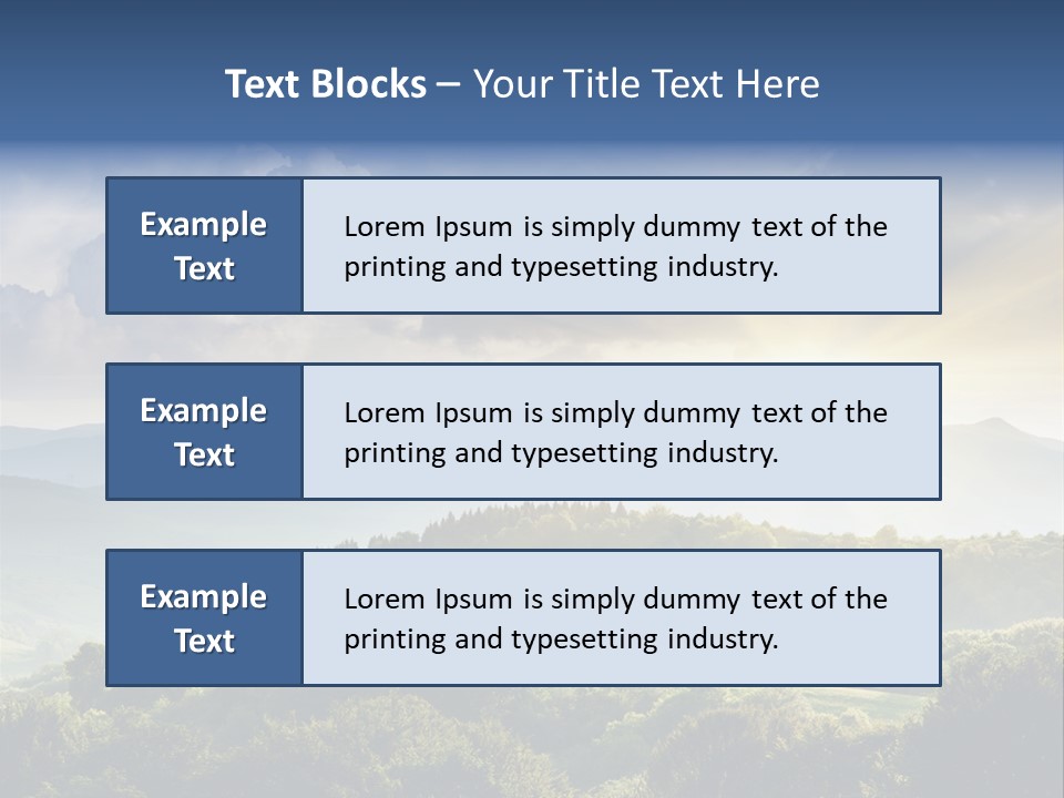 Summer Autumn Holiday PowerPoint Template