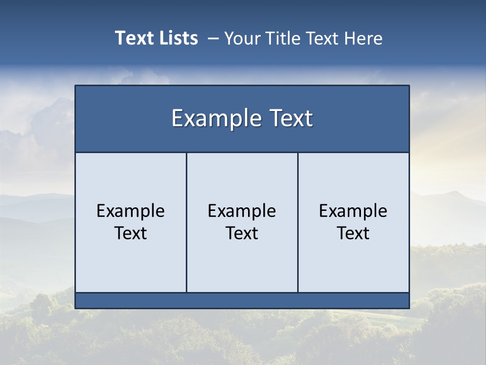 Summer Autumn Holiday PowerPoint Template