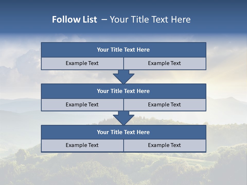 Summer Autumn Holiday PowerPoint Template