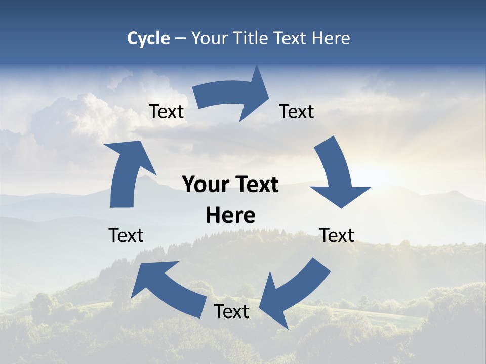 Summer Autumn Holiday PowerPoint Template