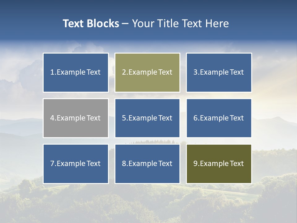 Summer Autumn Holiday PowerPoint Template