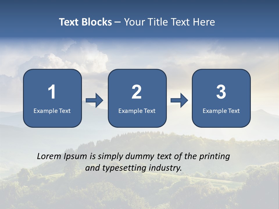 Summer Autumn Holiday PowerPoint Template