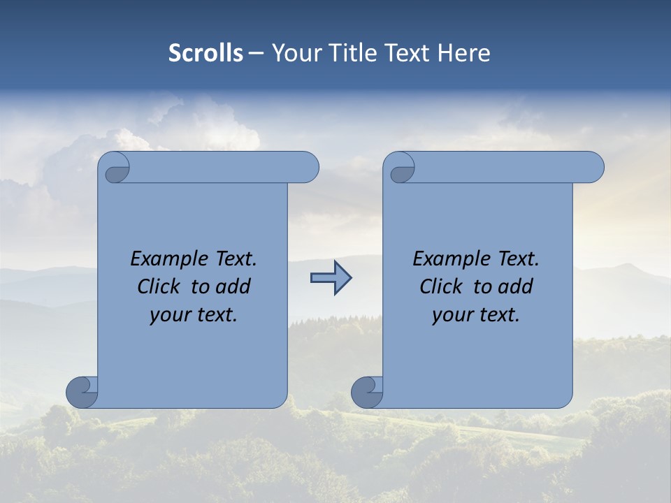 Summer Autumn Holiday PowerPoint Template