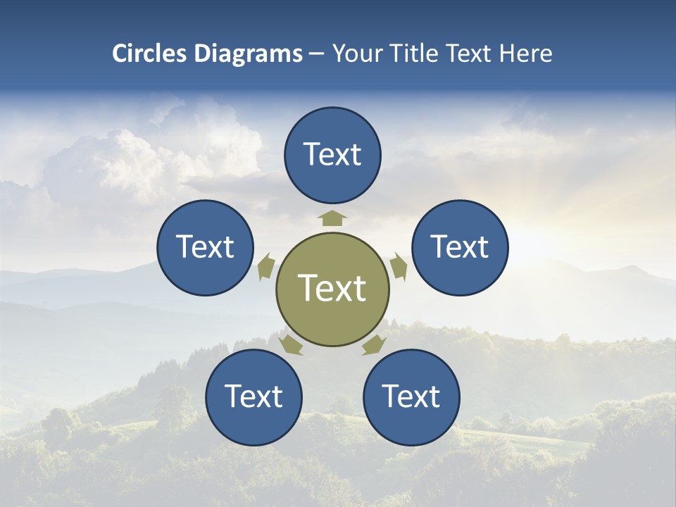 Summer Autumn Holiday PowerPoint Template