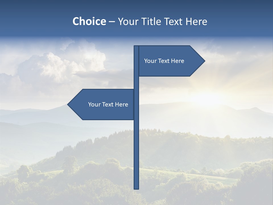 Summer Autumn Holiday PowerPoint Template