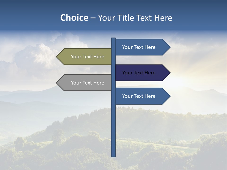 Summer Autumn Holiday PowerPoint Template