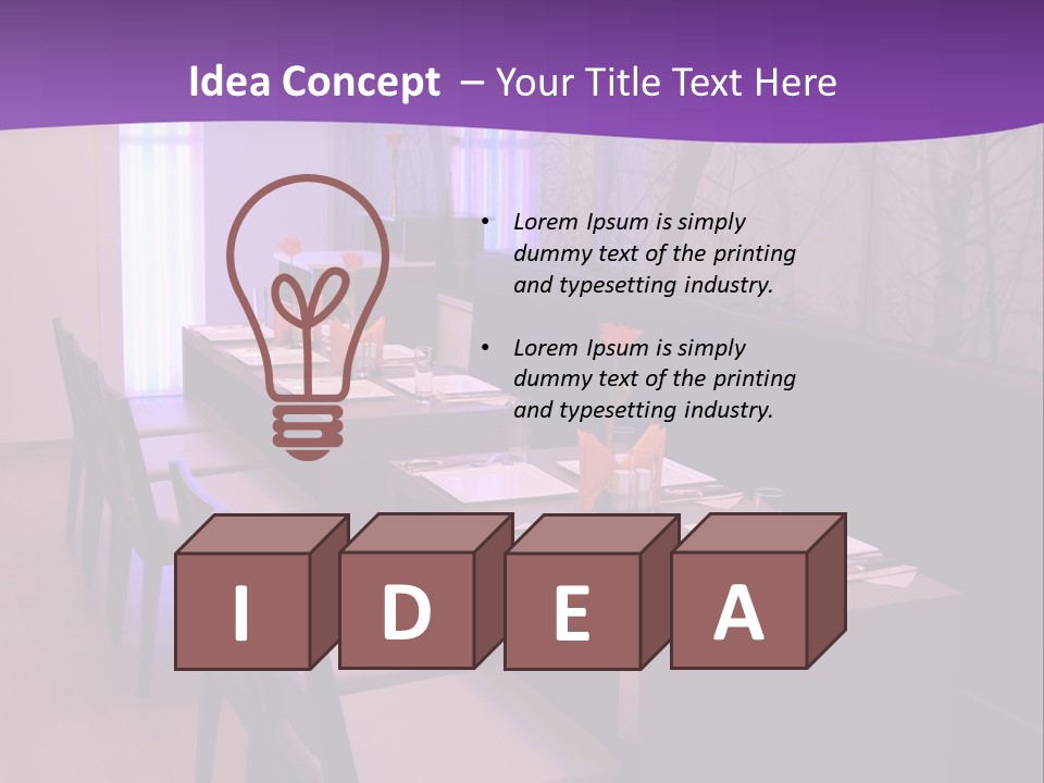 Concept Push Event PowerPoint Template