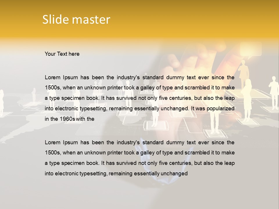 Concept Push Event PowerPoint Template