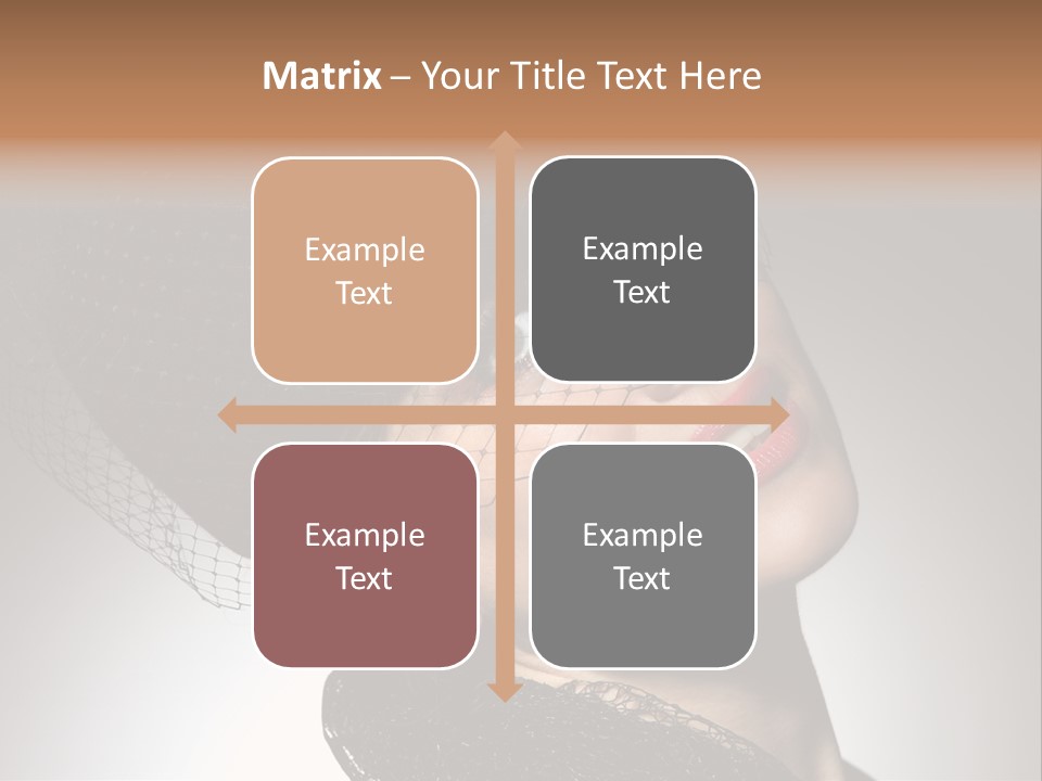 Hundred Romantic Portrait PowerPoint Template