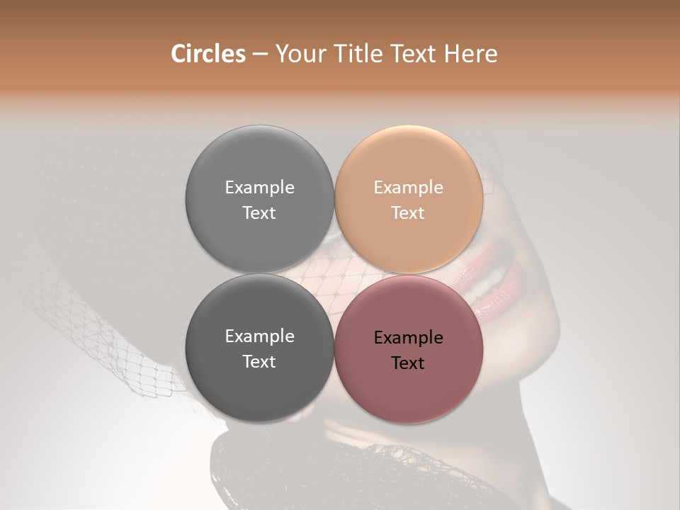 Hundred Romantic Portrait PowerPoint Template