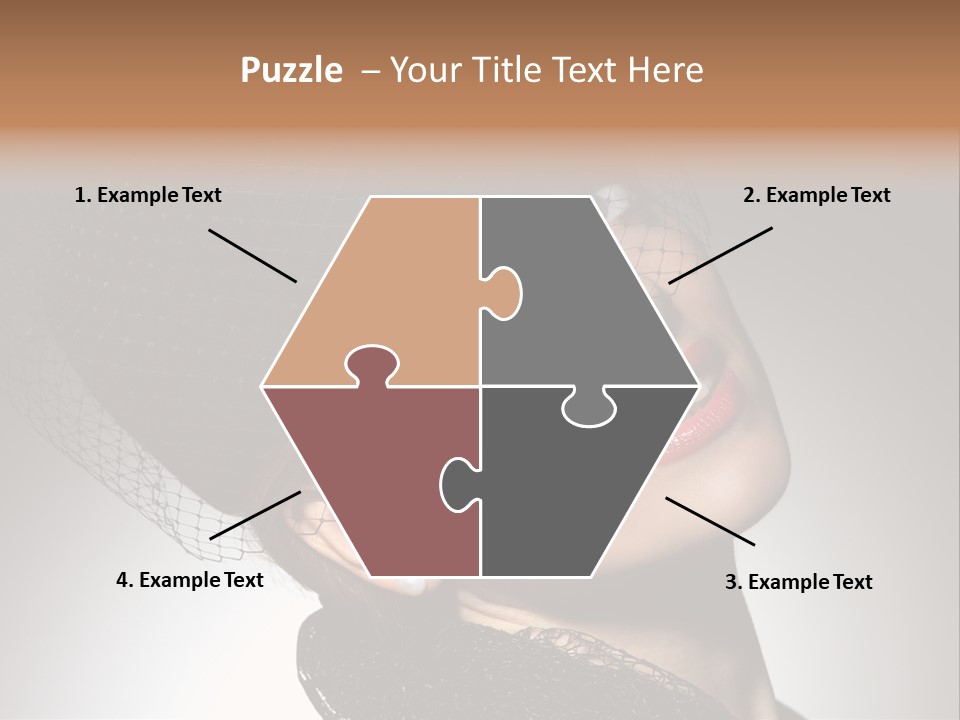 Hundred Romantic Portrait PowerPoint Template