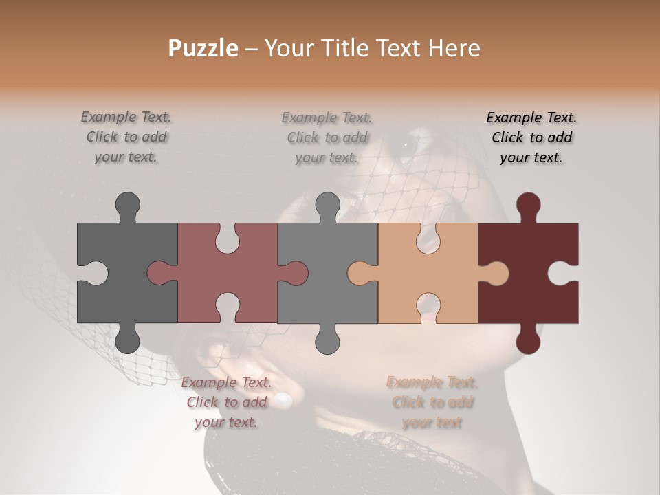 Hundred Romantic Portrait PowerPoint Template