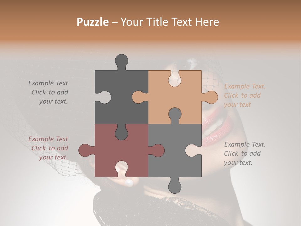 Hundred Romantic Portrait PowerPoint Template