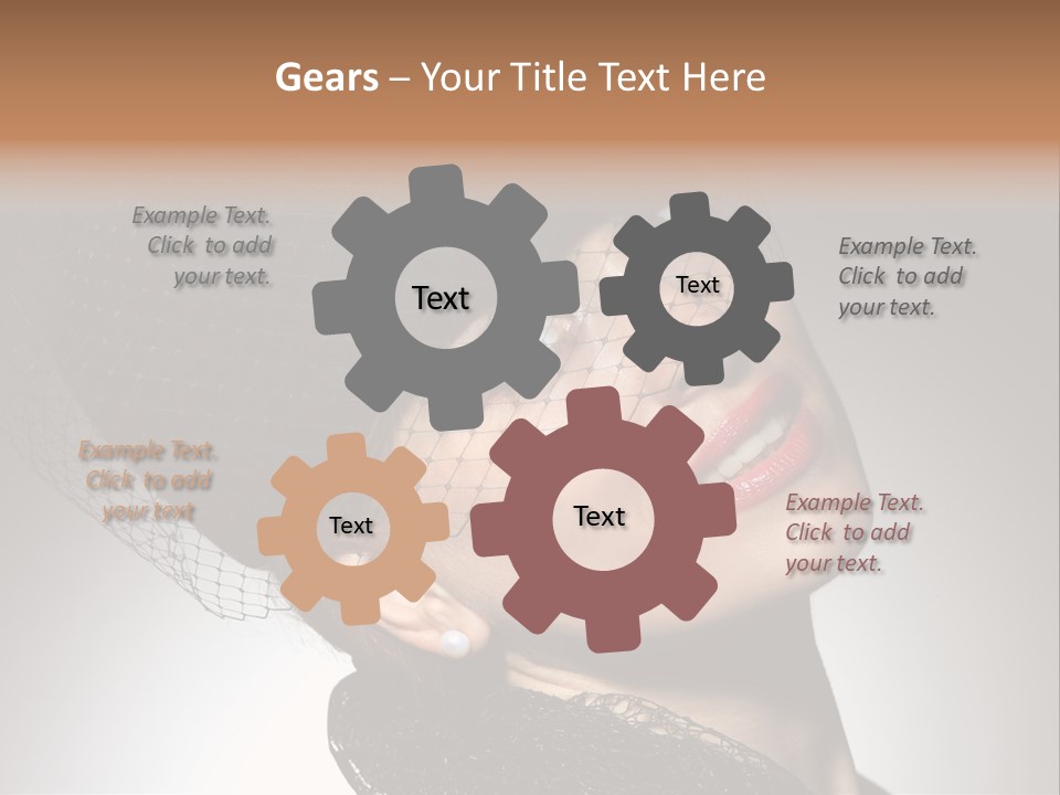 Hundred Romantic Portrait PowerPoint Template