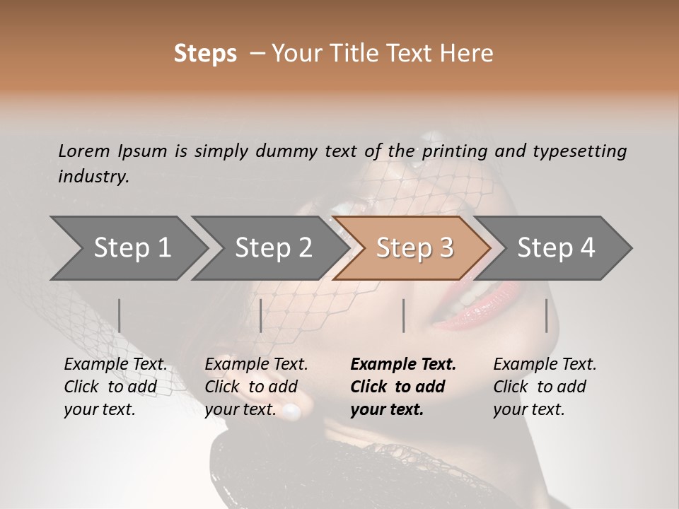 Hundred Romantic Portrait PowerPoint Template