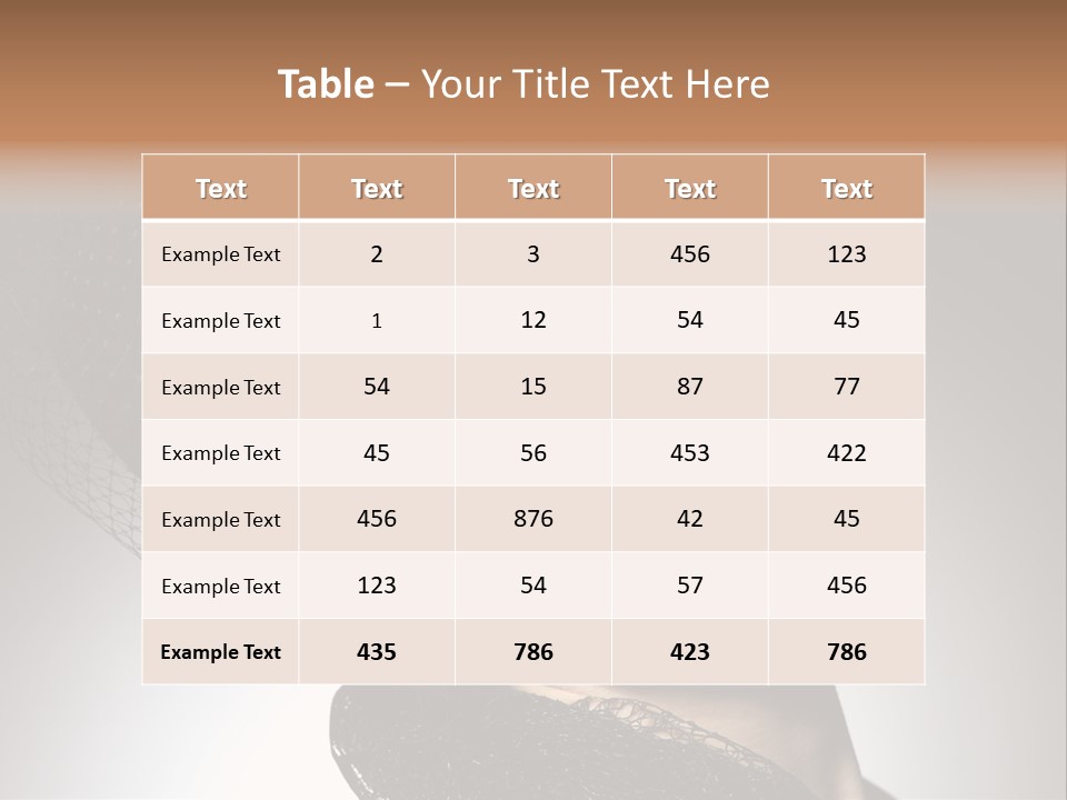 Hundred Romantic Portrait PowerPoint Template