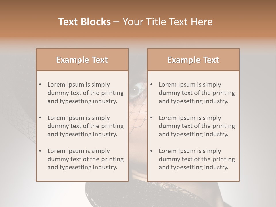 Hundred Romantic Portrait PowerPoint Template