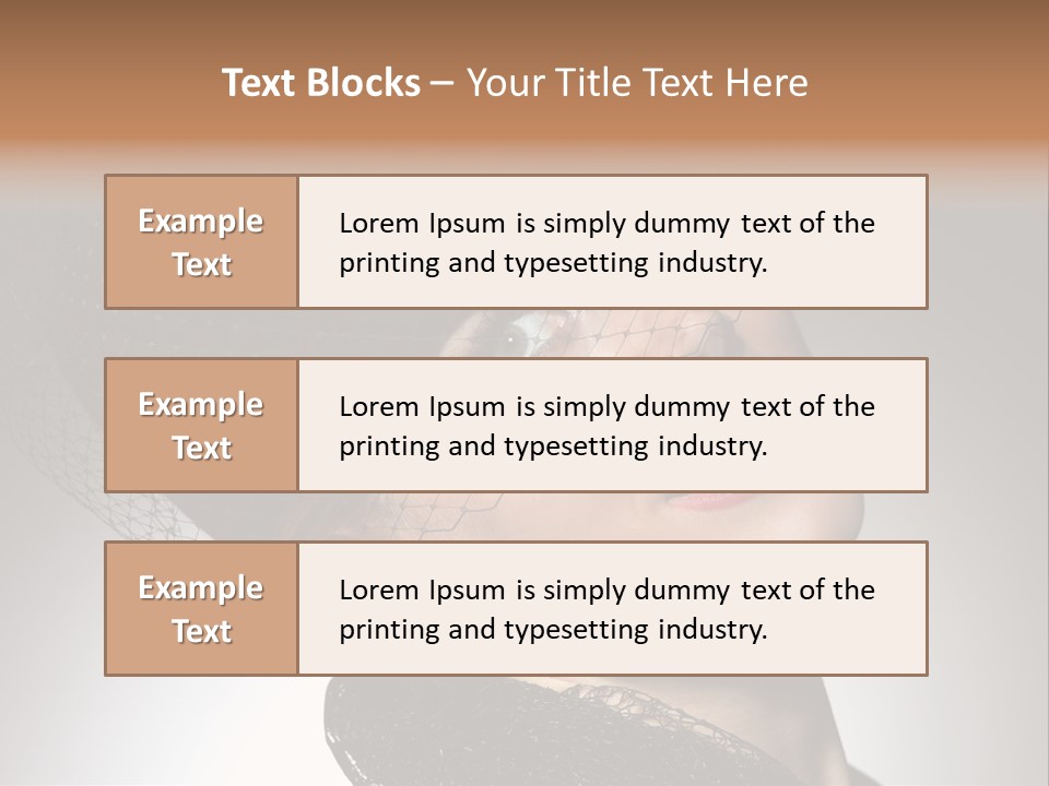 Hundred Romantic Portrait PowerPoint Template