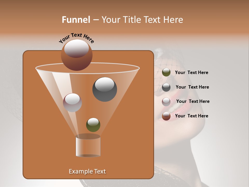 Hundred Romantic Portrait PowerPoint Template