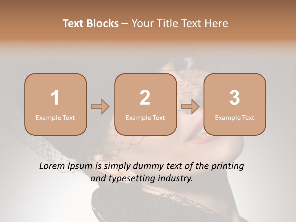 Hundred Romantic Portrait PowerPoint Template