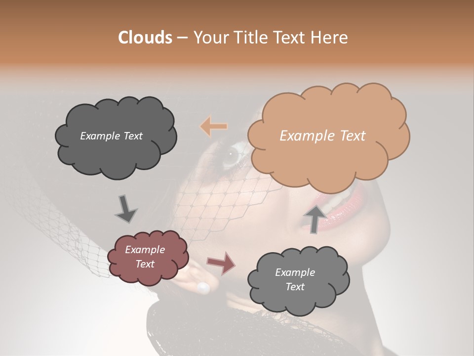 Hundred Romantic Portrait PowerPoint Template