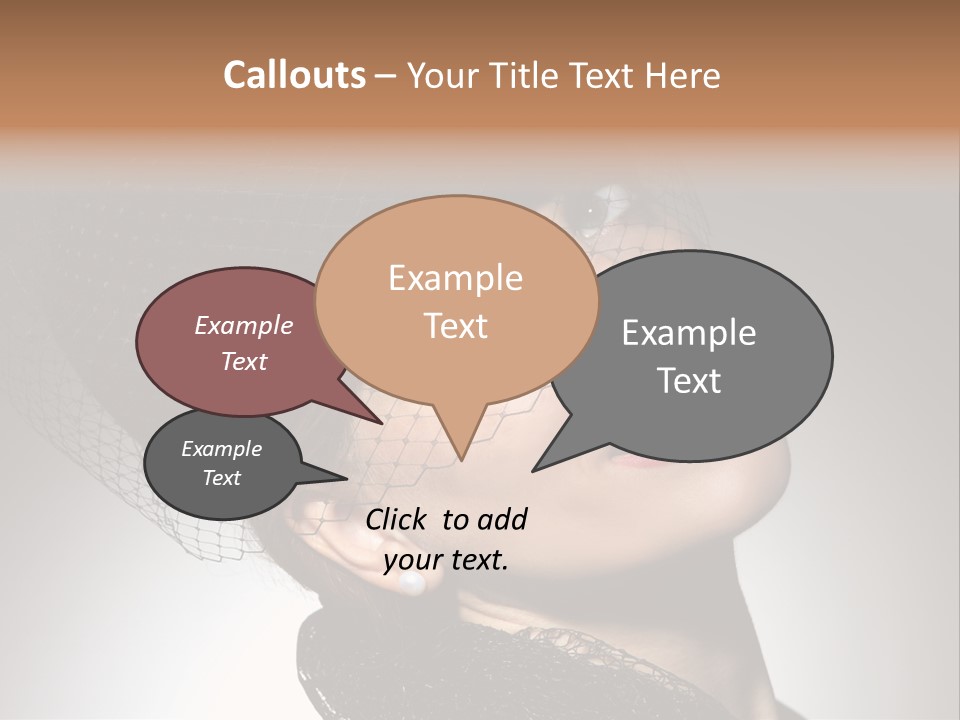 Hundred Romantic Portrait PowerPoint Template