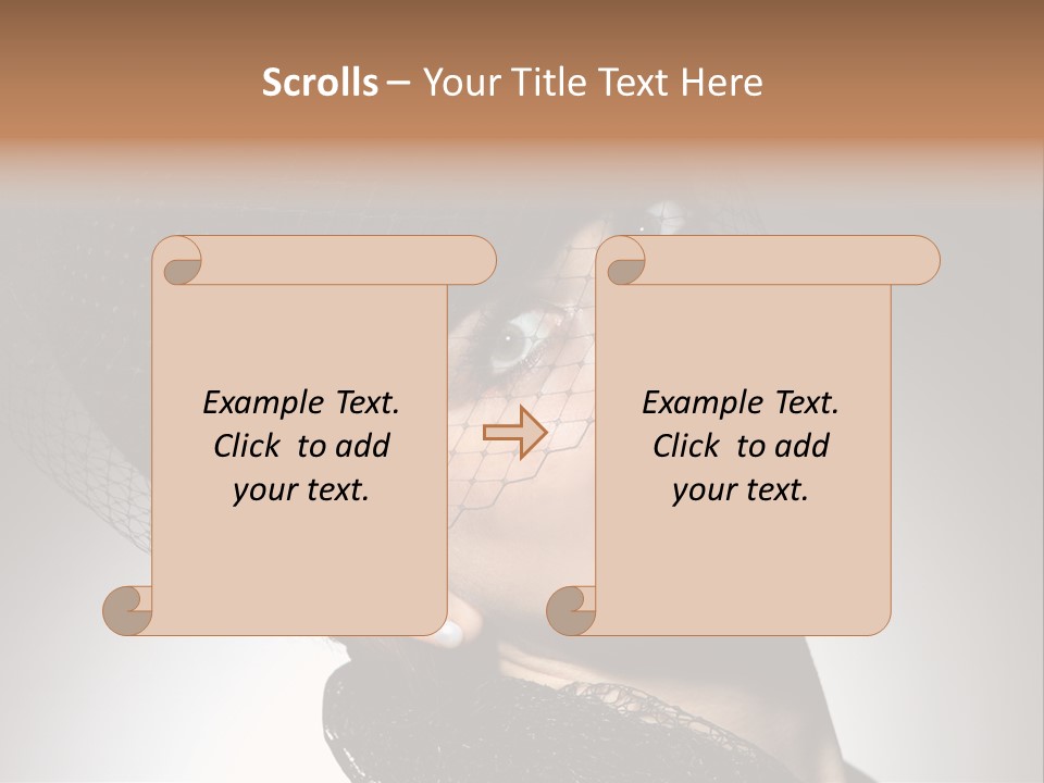 Hundred Romantic Portrait PowerPoint Template